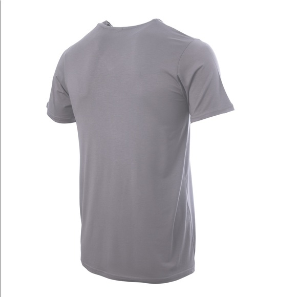 KING NEW YORK, V-NECK T-SHIRT , LIGHT GREY. - Picture 7 of 12